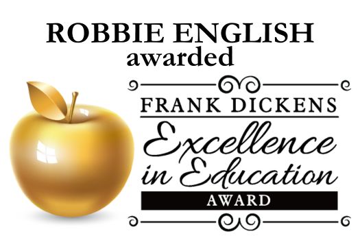 Robbie English Honored with Frank Dickens Excellence in Education Award